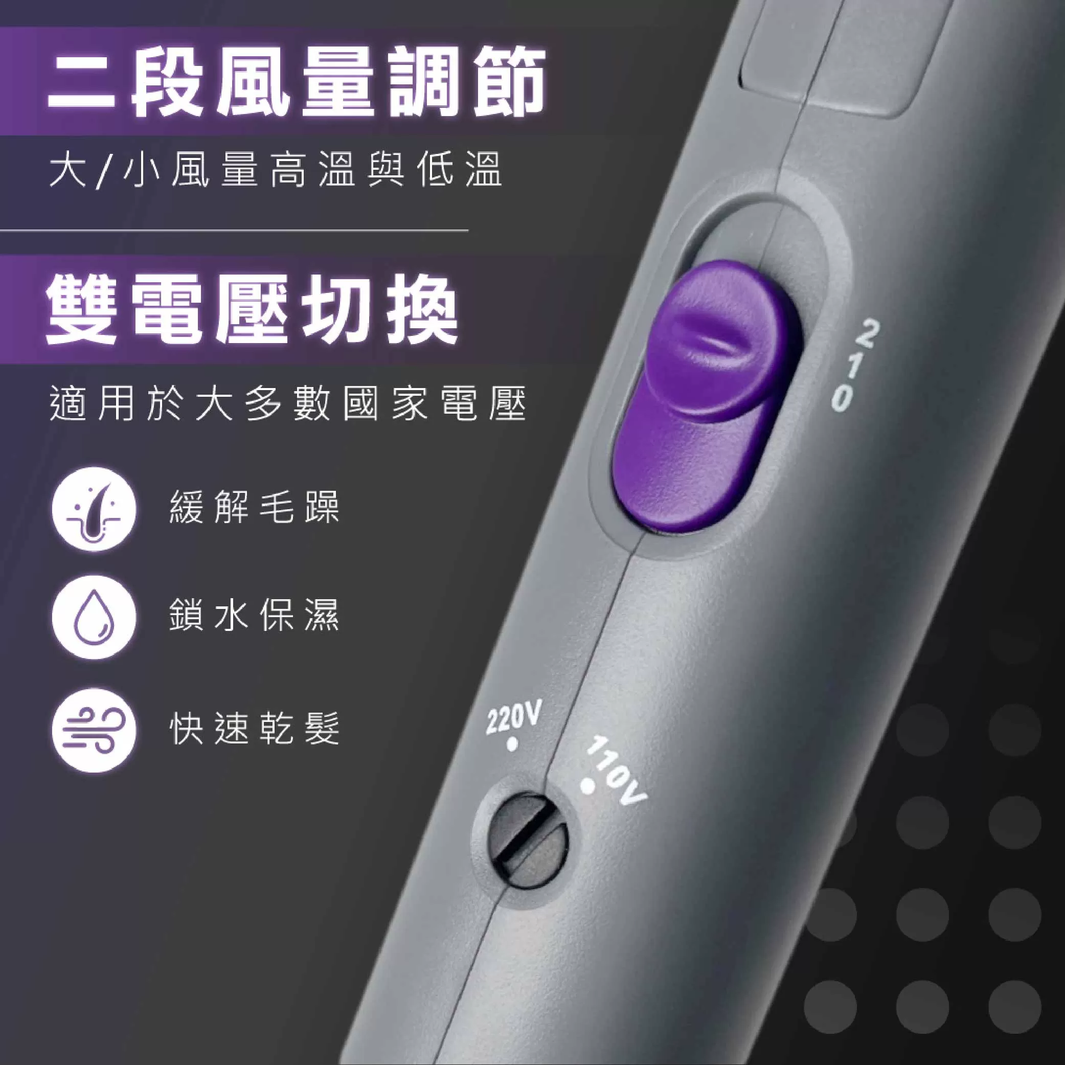 負離子折疊吹風機1200W商品介紹-1-3