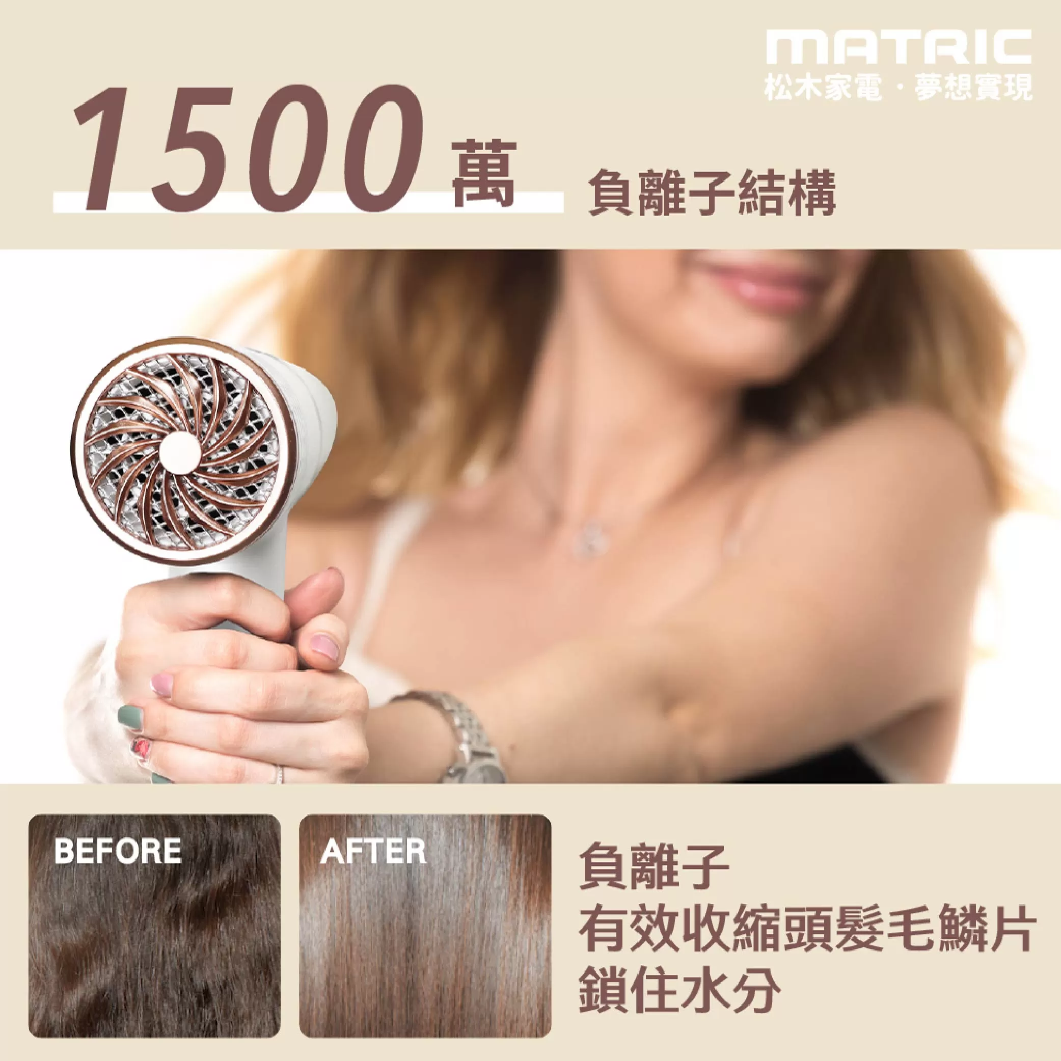 松木折疊式負離子吹風機(質感銀)商品介紹-1-5