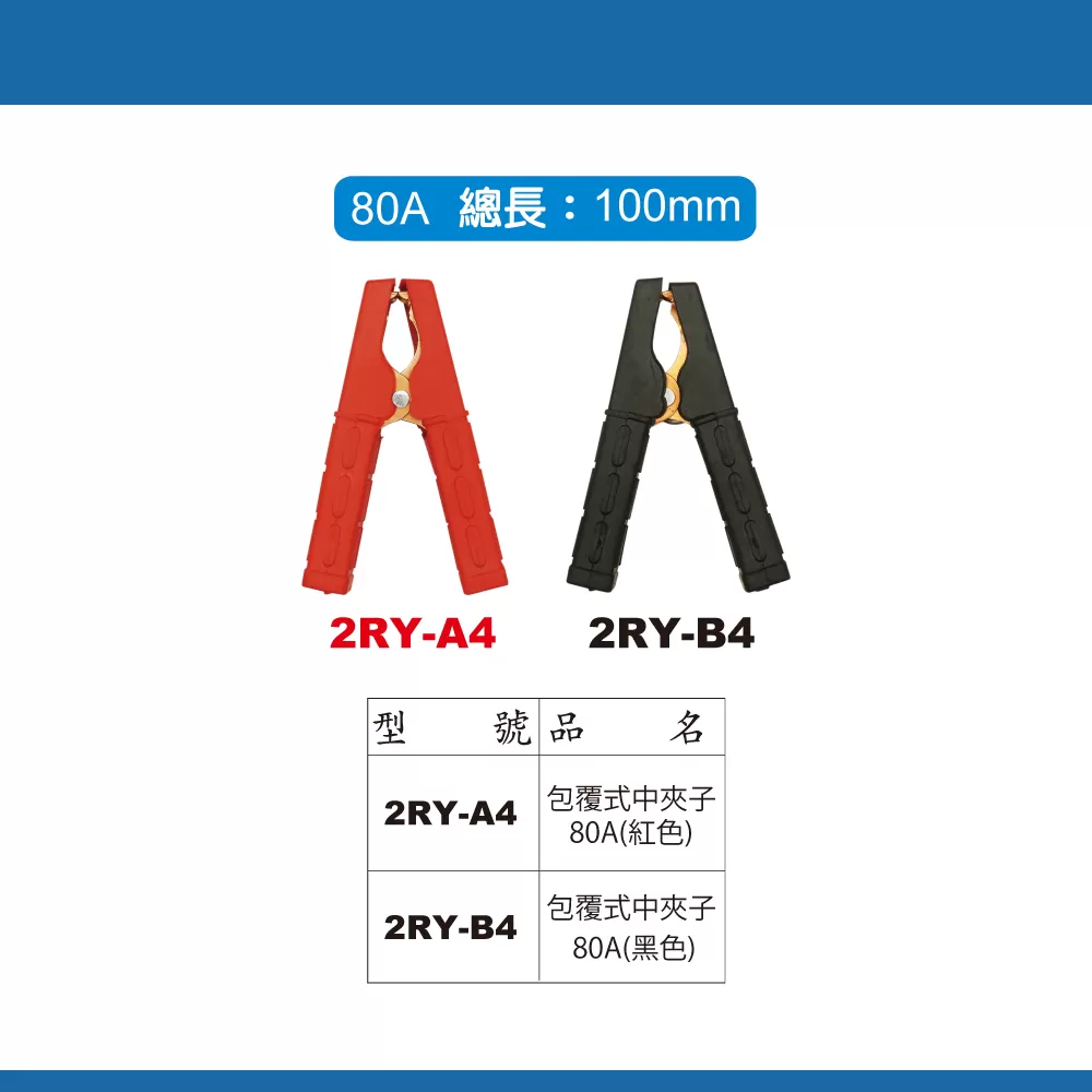包覆式中夾子(80A) 紅色商品介紹-1-2