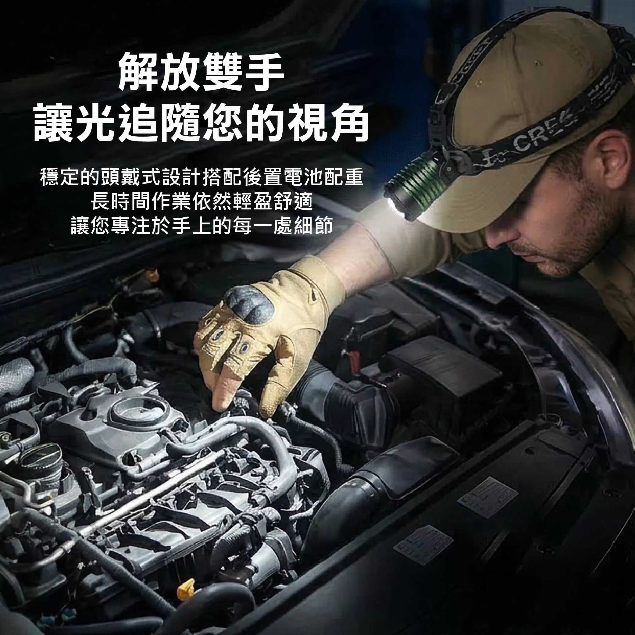 25W調焦充電式頭燈商品介紹-1-4