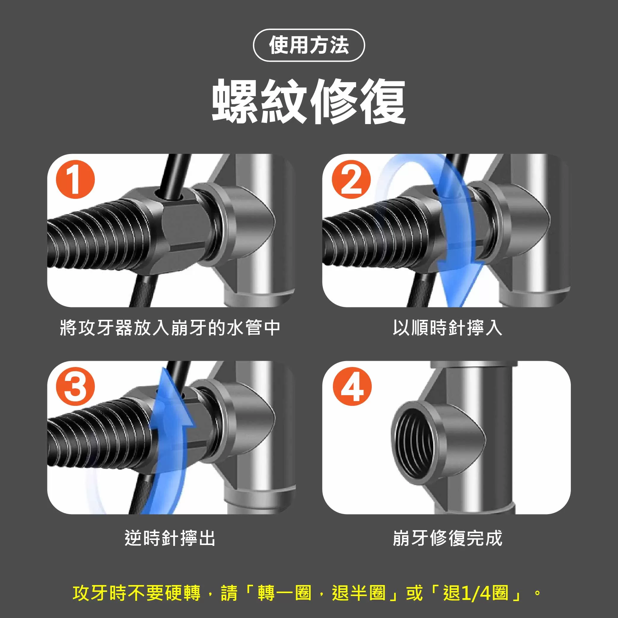 反牙退卸器4分+攻牙4分商品介紹-1-5