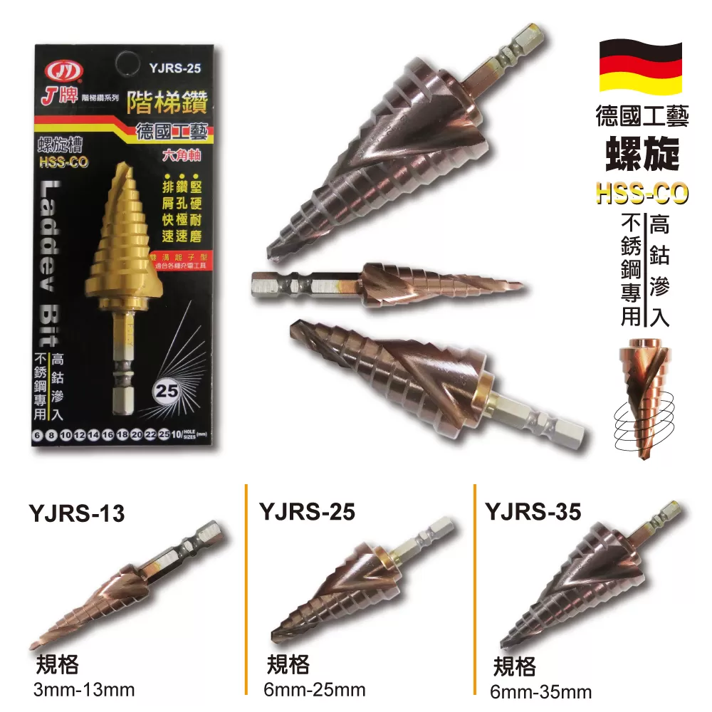 階梯鑽高鈷螺旋槽6mm-25mm商品介紹-1-2