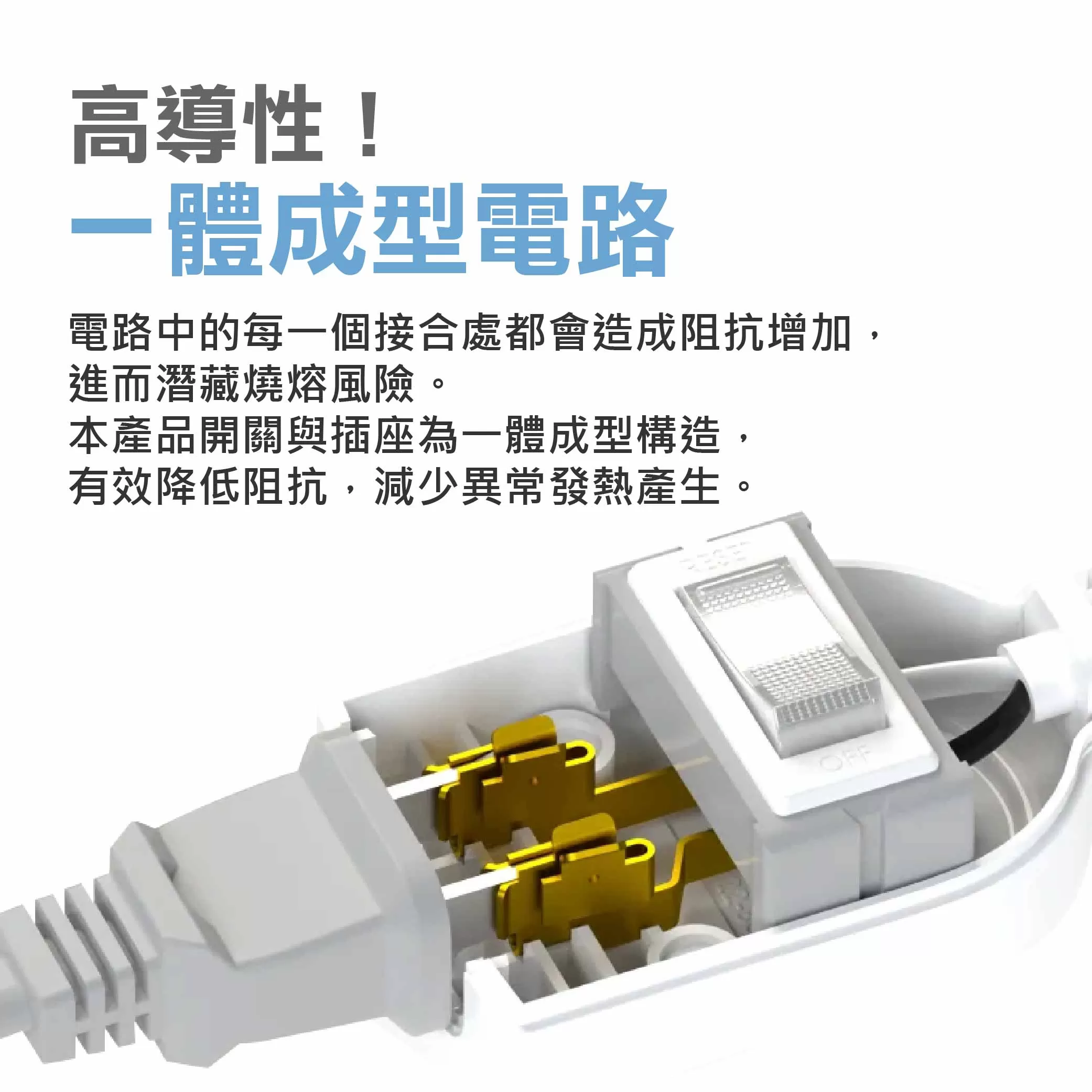 2P一開二插中繼延長線(6尺)商品介紹-1-6